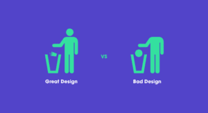 good design versus bad design