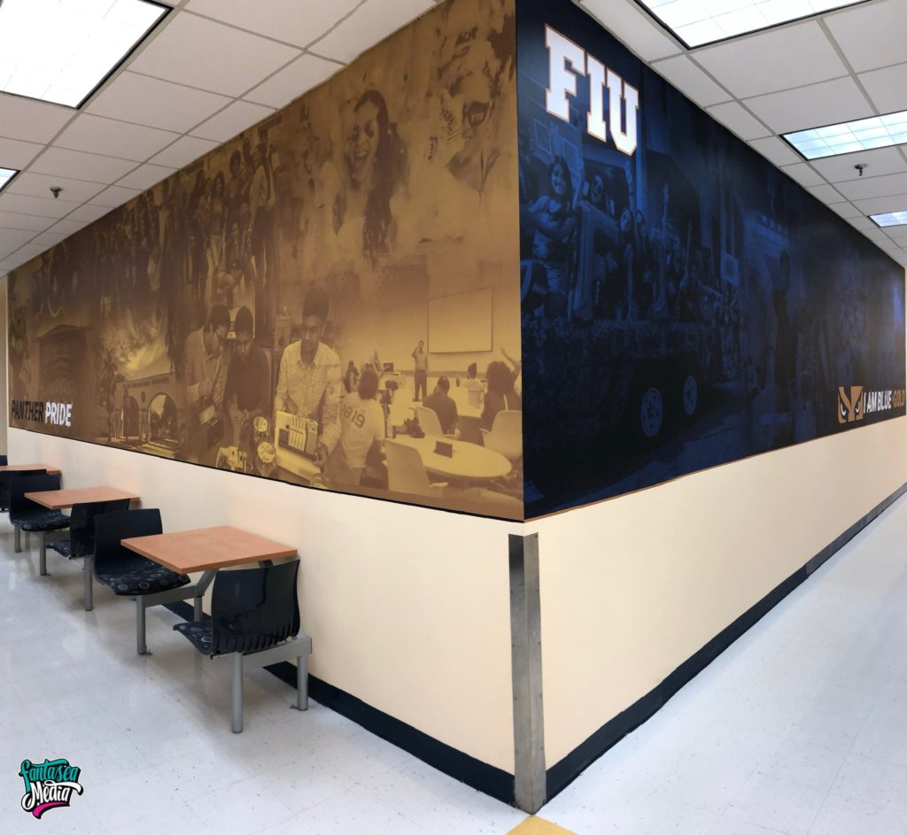 florida international university FIU wall wraps school university graphics by Fantasea Media