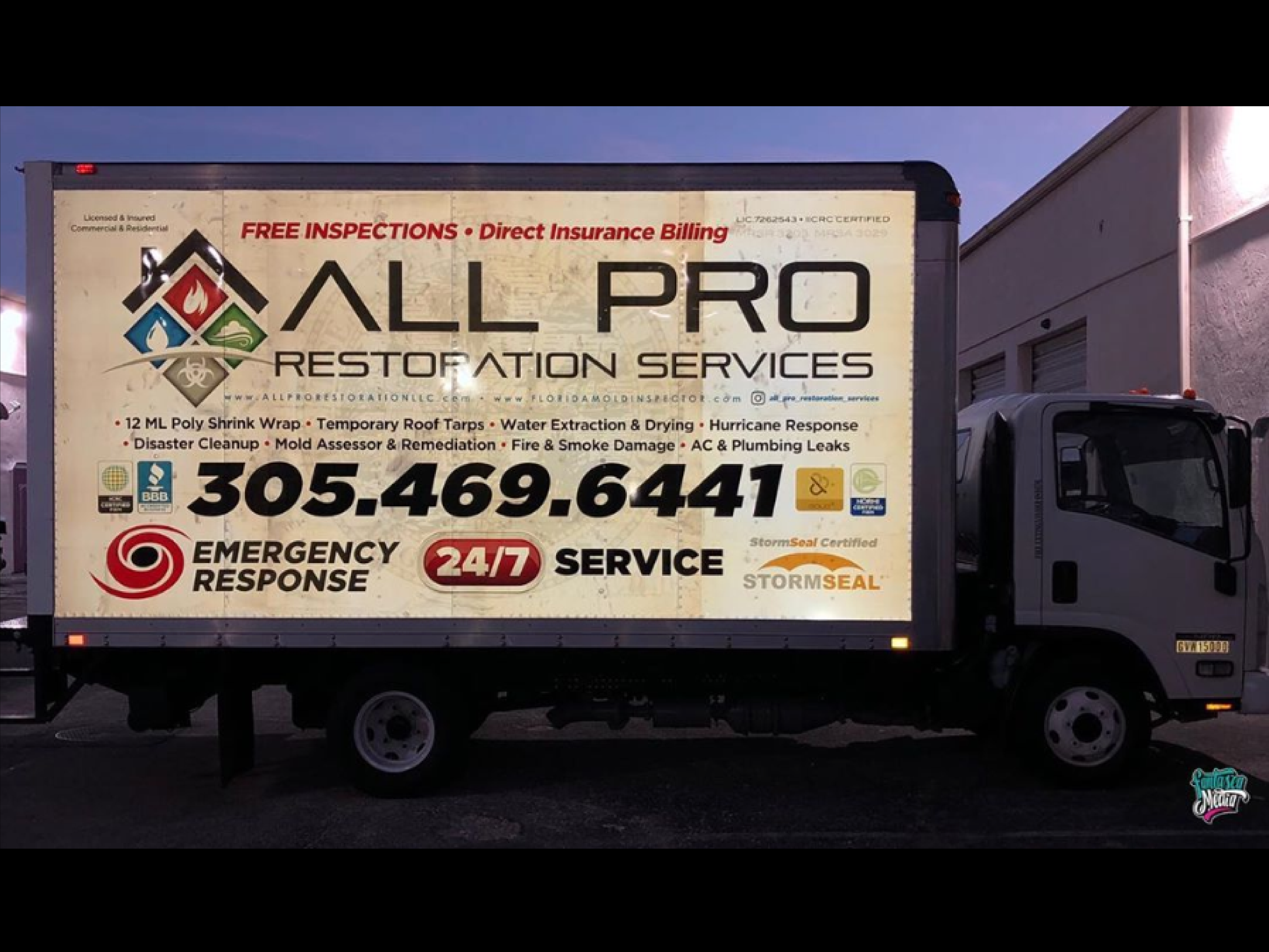Reflective Vehicle Wraps Miami | Fantasea Media