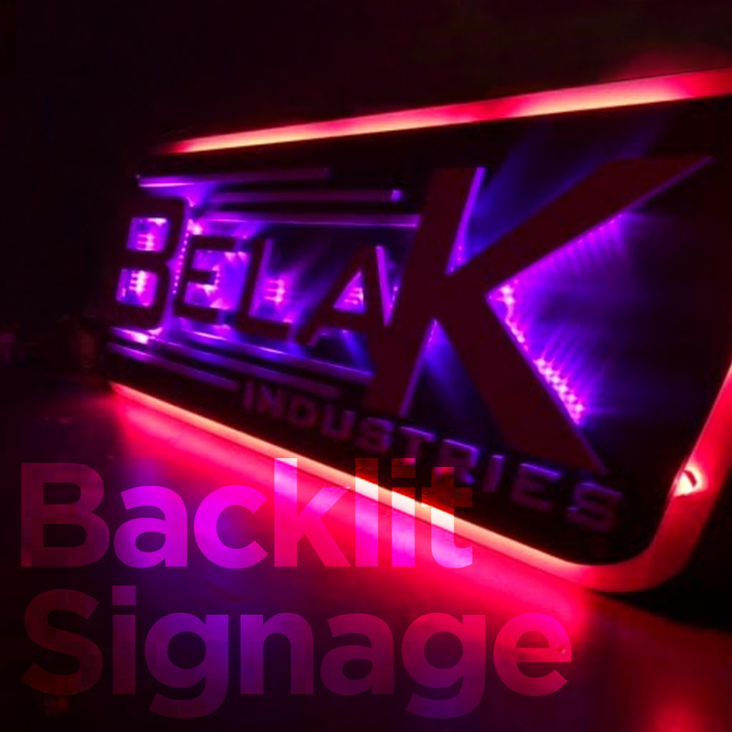 backlit signage miami